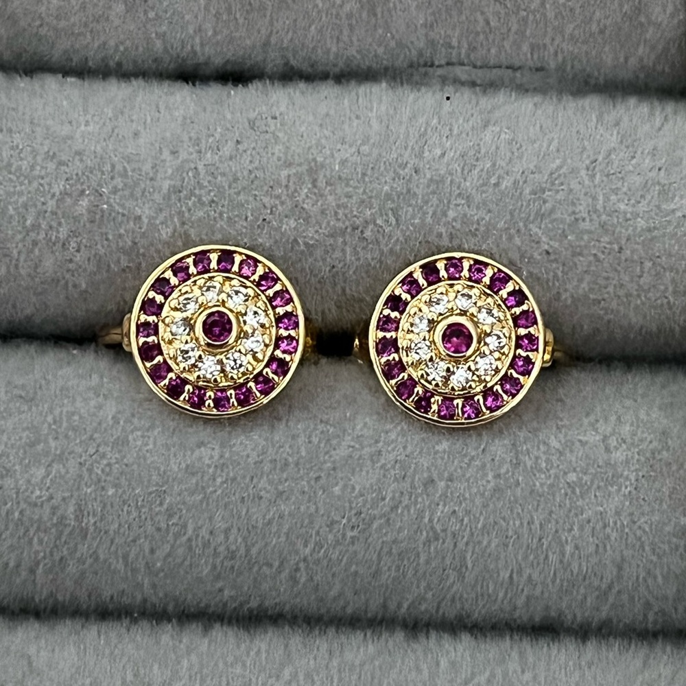 Cute golden earrings